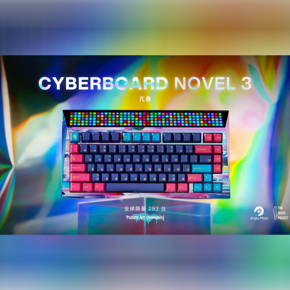 Bàn phím cơ Angry Miao Cyberboard Novel 3 Euphoria - Ảnh 2