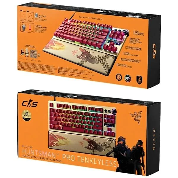 Bàn phím cơ Razer Huntsman V3 Pro Tenkeyless - Counter-Strike 2 Edition - Ảnh 2